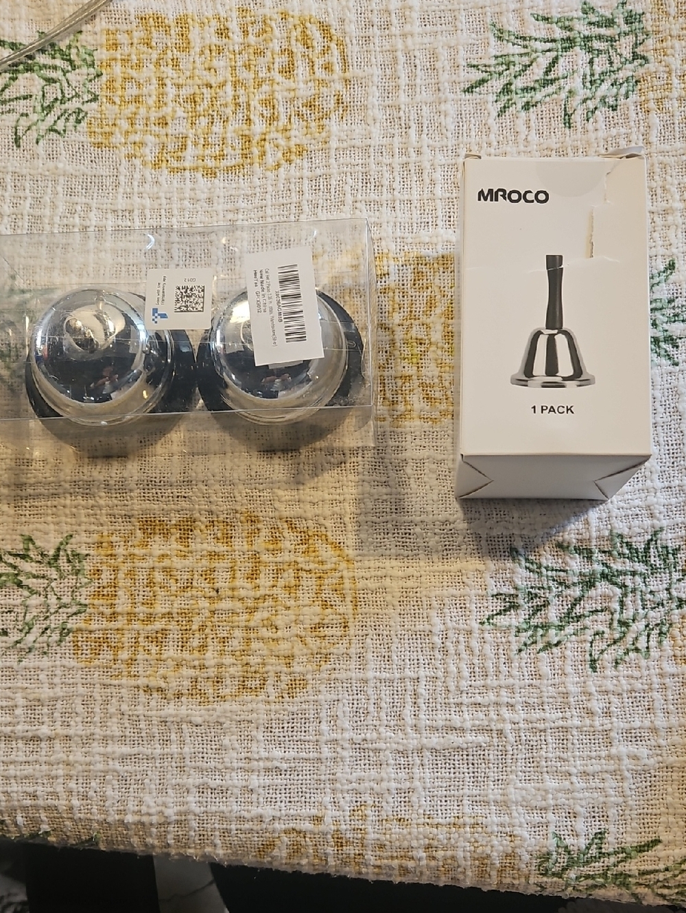 Stainless Steel Call Bells and Hand Bell - Silver Finish